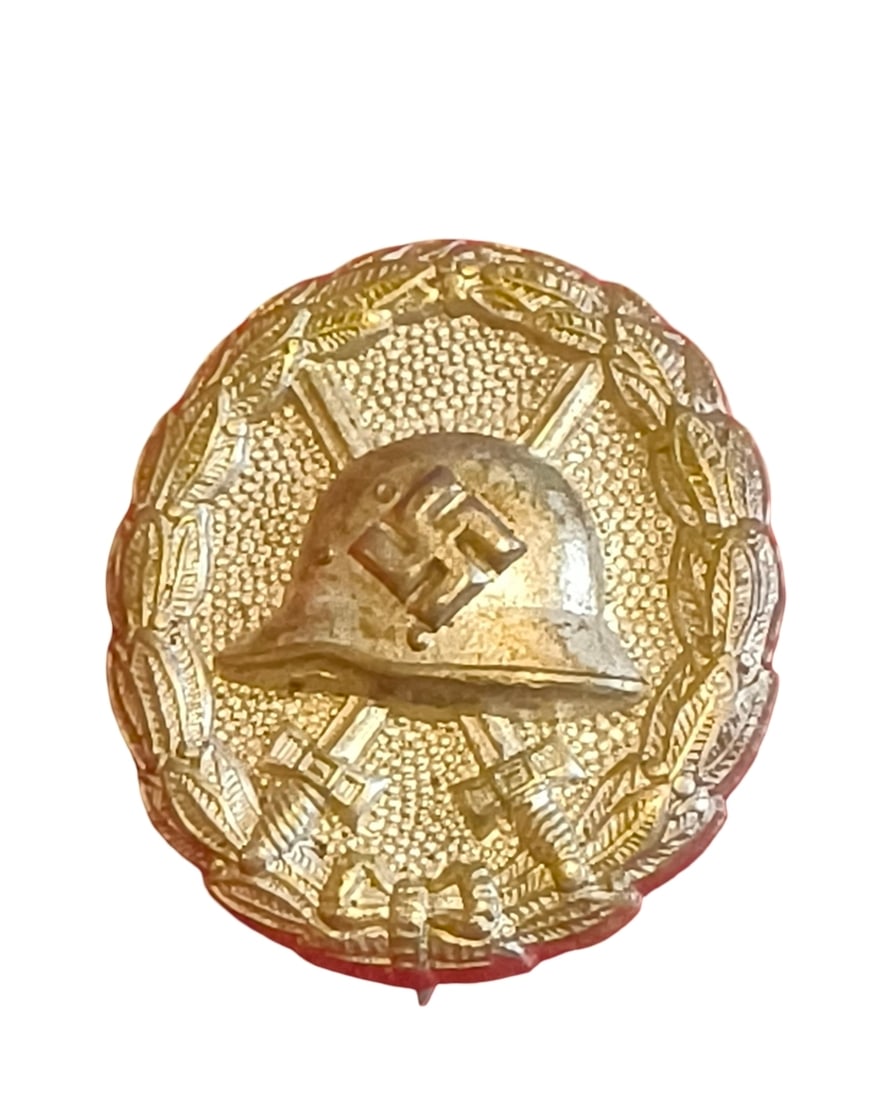 WW2 German Third Reich 1939 Pattern Silver Wound Badge: No maker mark present