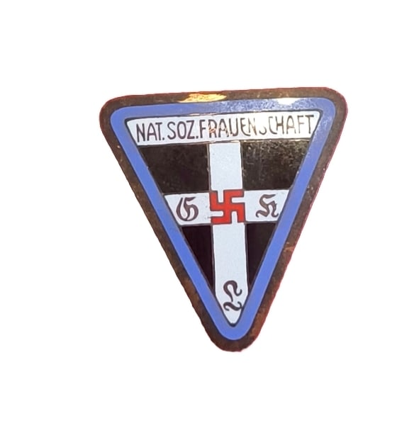 WW2 German Third Reich Arts Frau Badge With Bar: Nice original women's membership pin