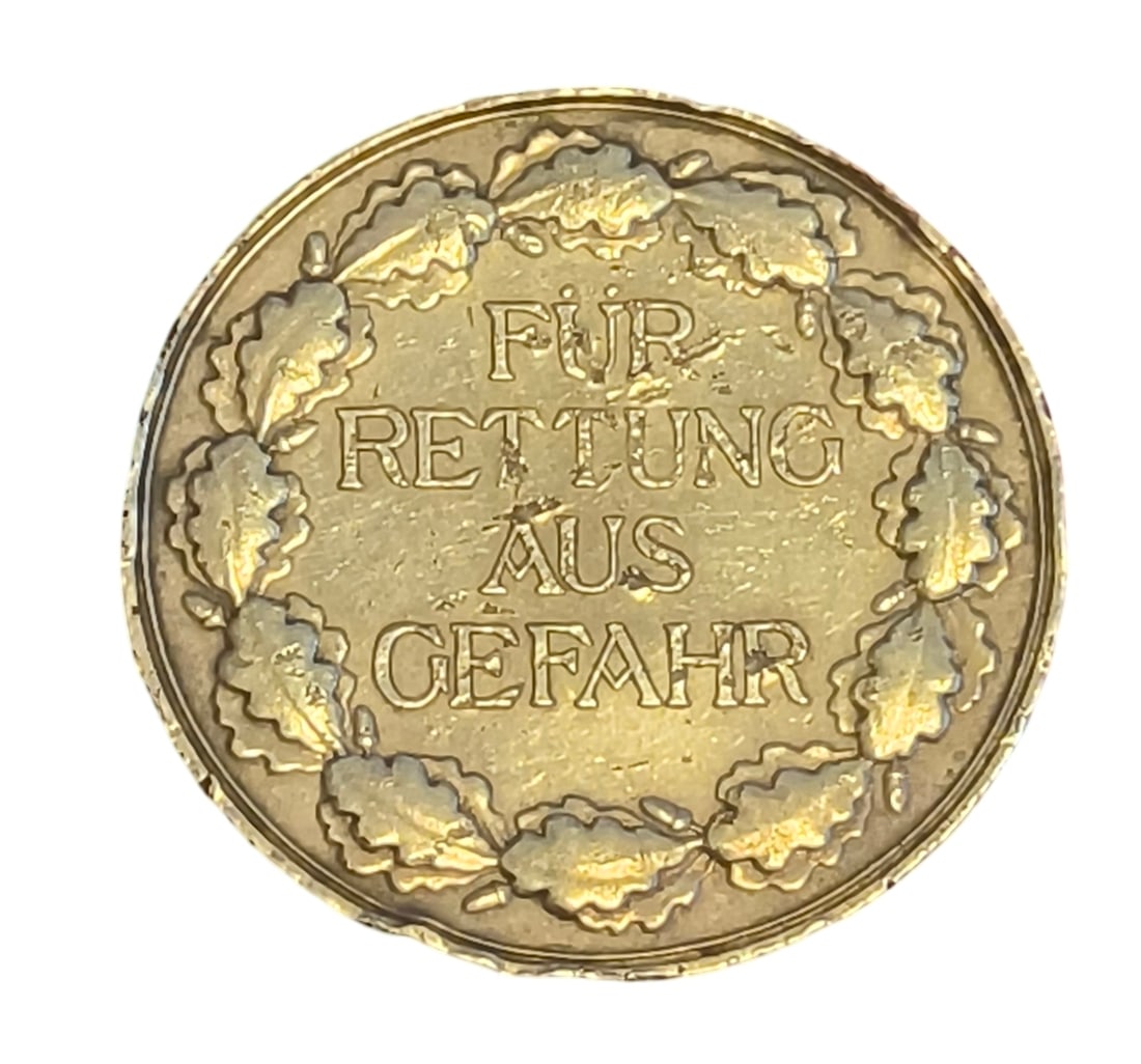 WW2 German Third Reich Life Savings Medal - 2