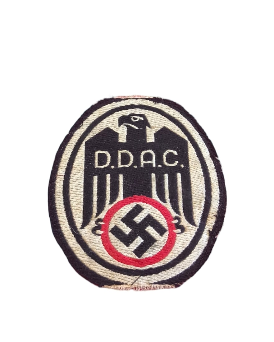 WW2 German Third Reich Ddac Sports Patch: Nice german automobile club sports patch
