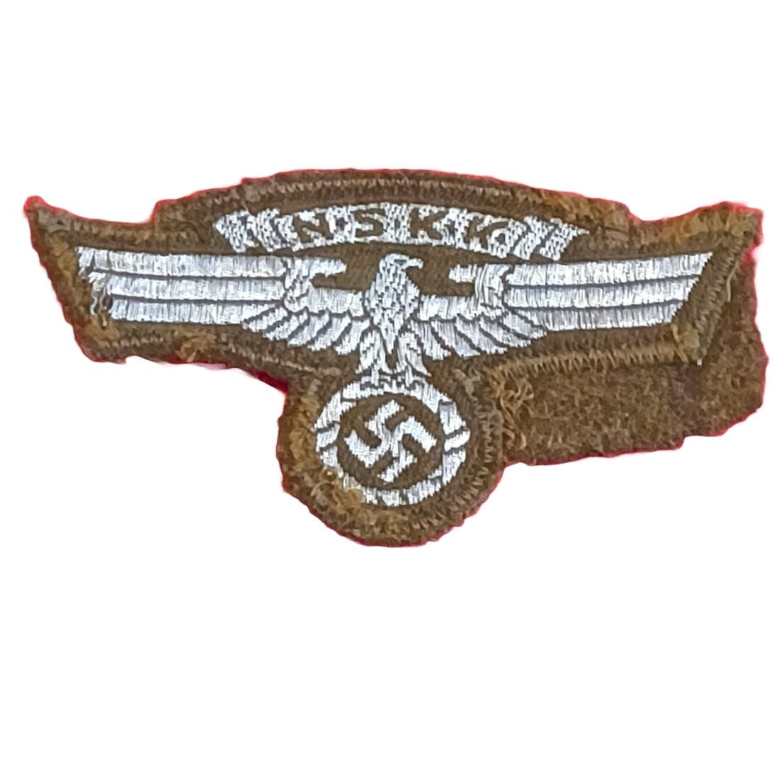 WW2 German Third Reich NSKK Cut Off Breast Eagle: Has rzm tag