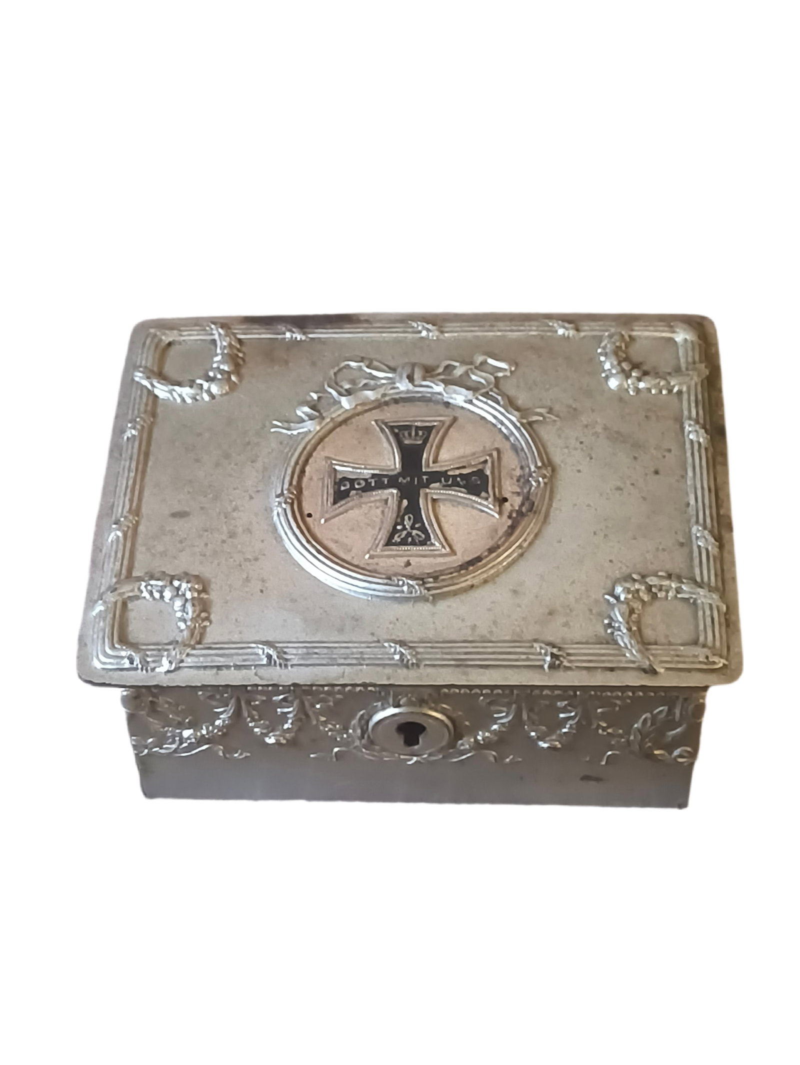 WW1 German Patriotic Lock Box: No key