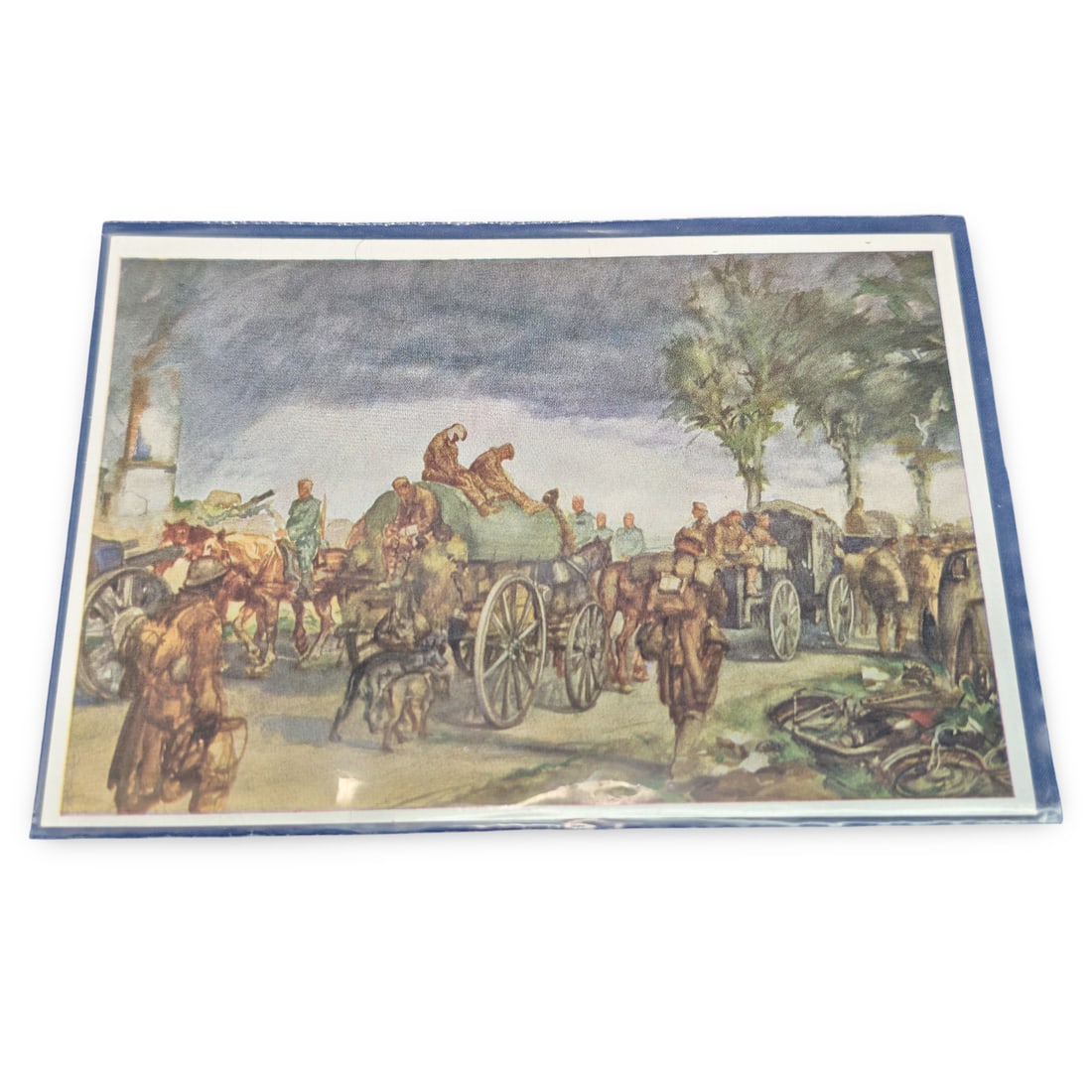 WW2 German Third Reich German Propaganda Postcards Lot - Kriegsmaler Series - 3