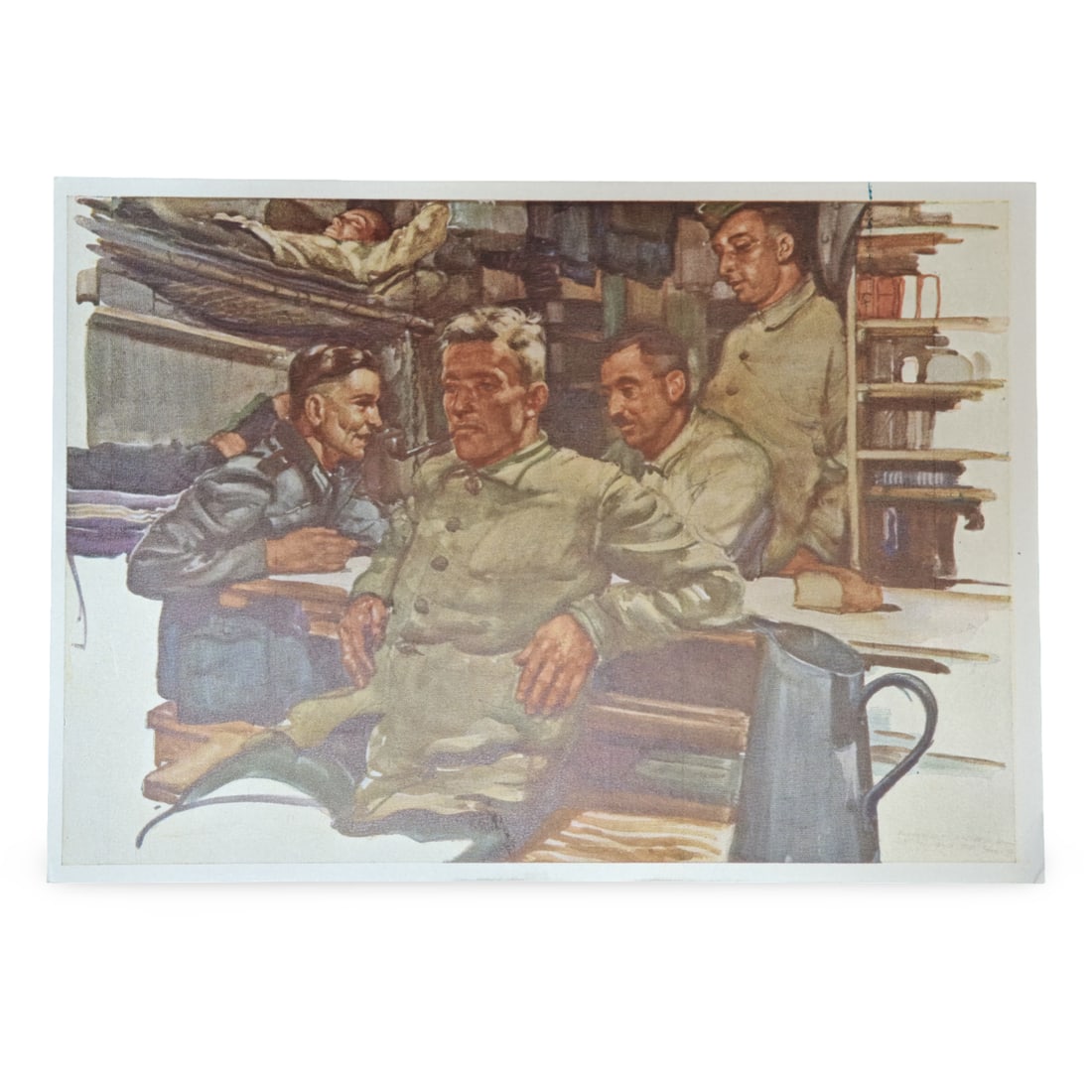 WW2 German Third Reich German Propaganda Postcards Lot - Kriegsmaler Series - 7