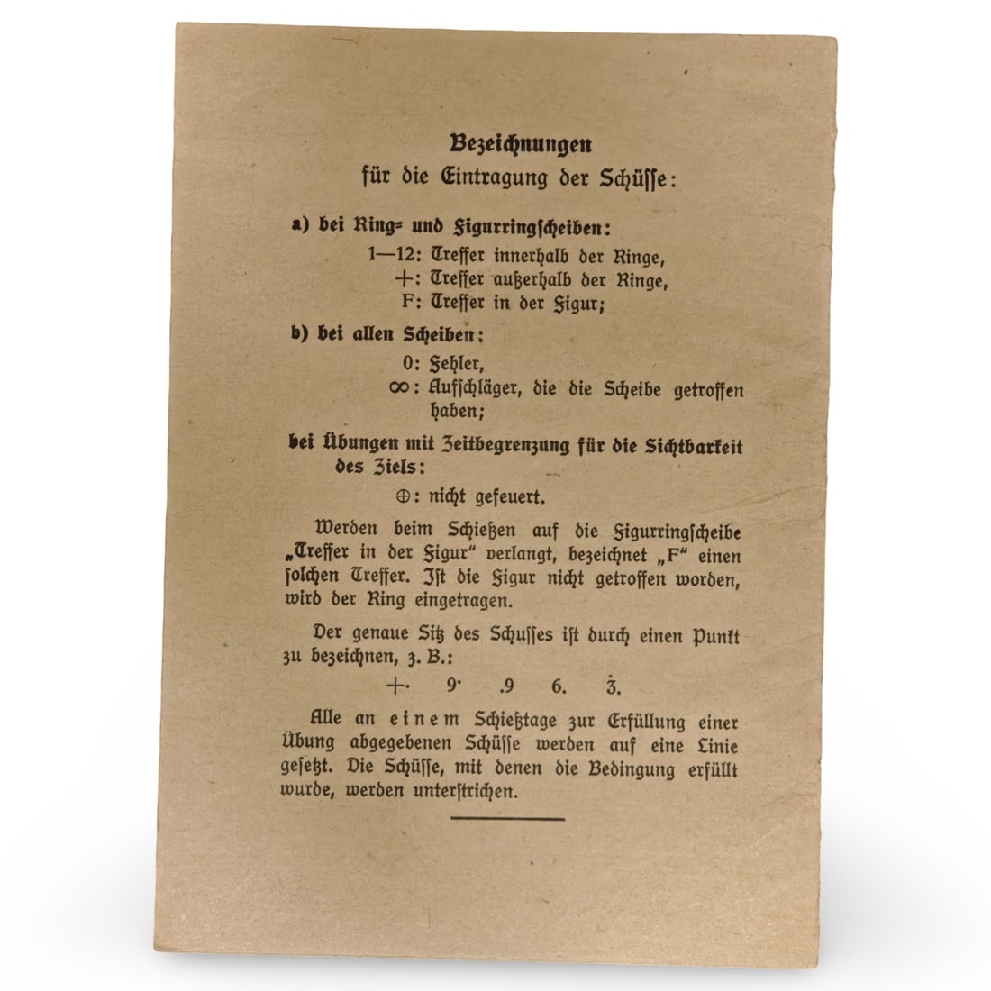 WW2 German Third Reich Wehrmacht Marksmanship Booklet - Schießbuch - 5