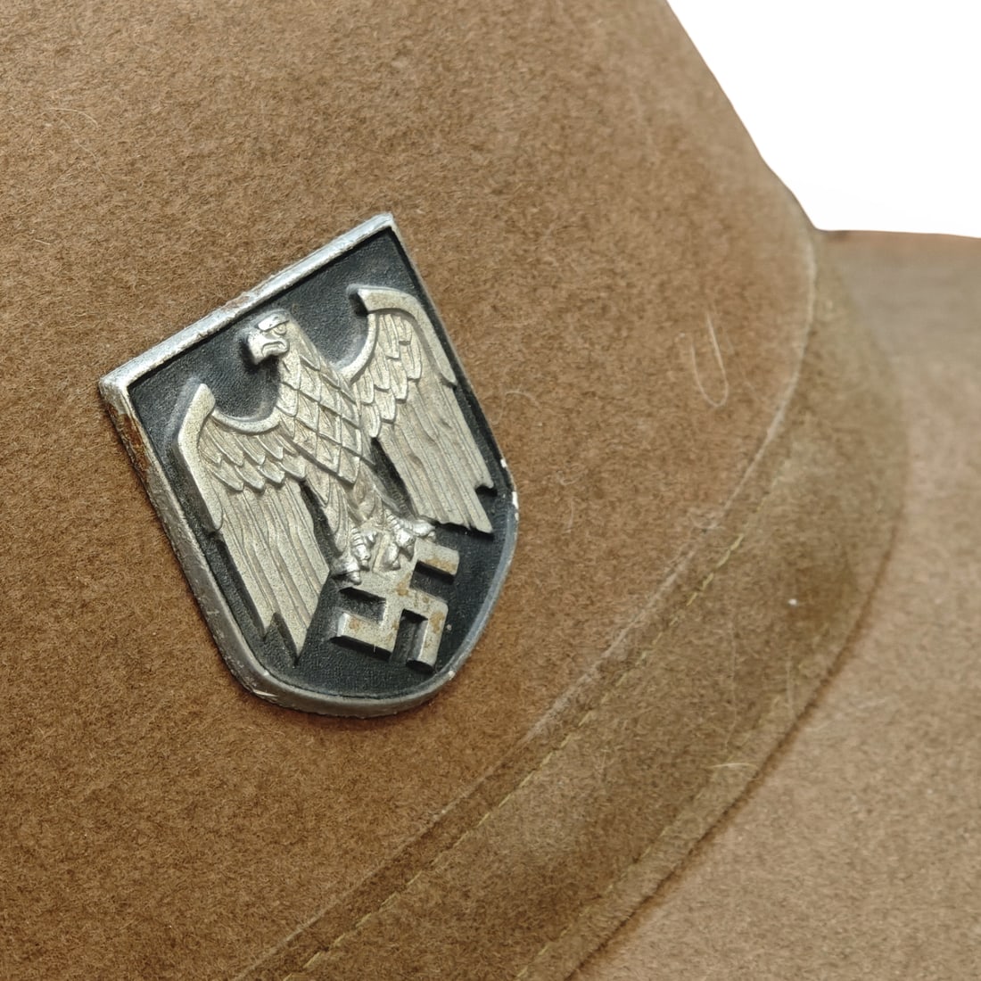 WW2 German Third Reich Heer Afrikakorps 2nd Pattern Tropical Pith Helmet - Tropenhelm - 11