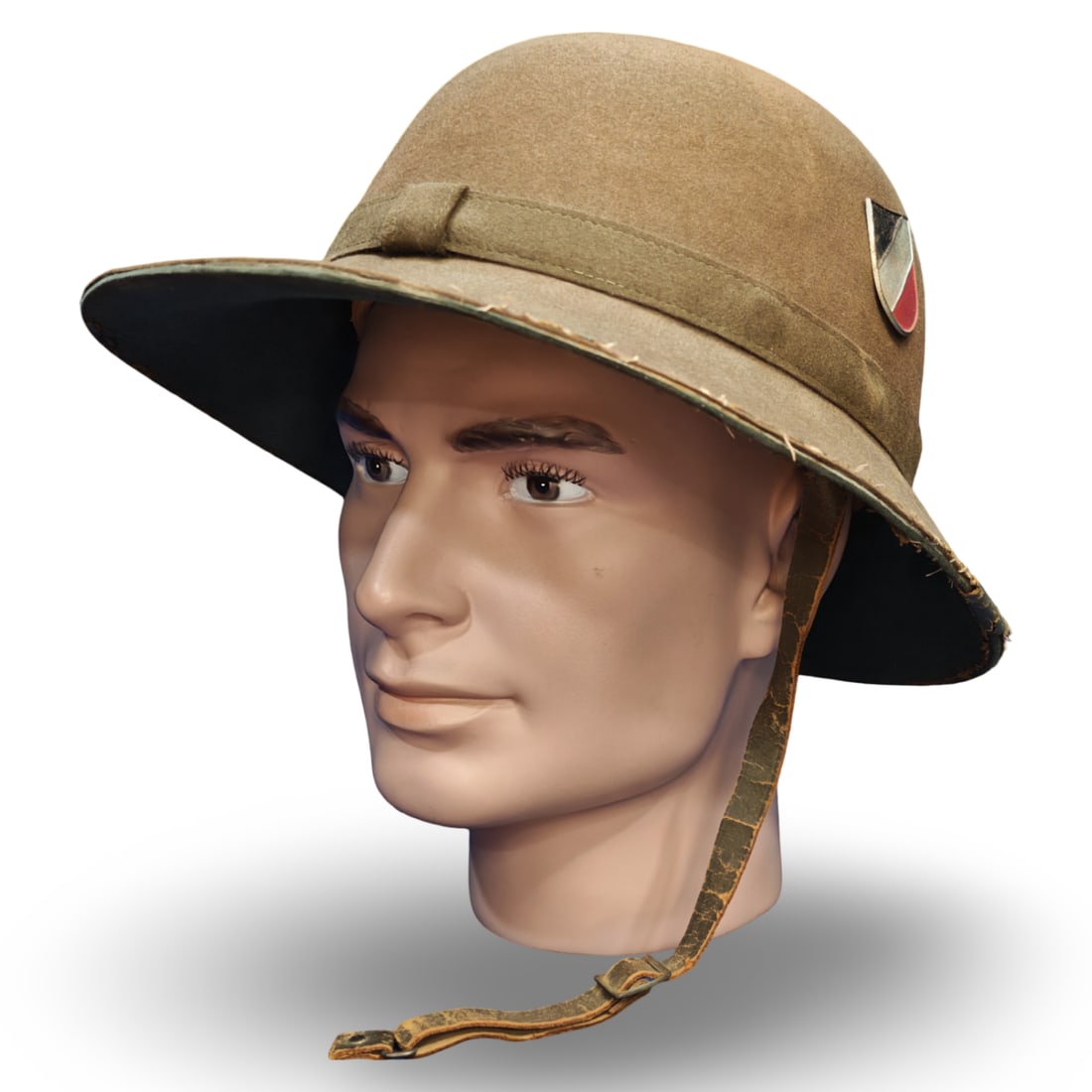 WW2 German Third Reich Heer Afrikakorps 2nd Pattern Tropical Pith Helmet - Tropenhelm - 2