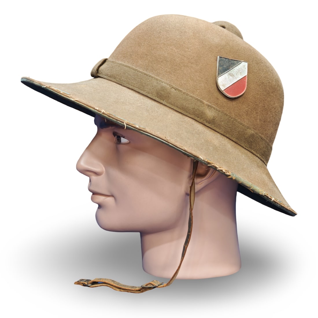 WW2 German Third Reich Heer Afrikakorps 2nd Pattern Tropical Pith Helmet - Tropenhelm - 3