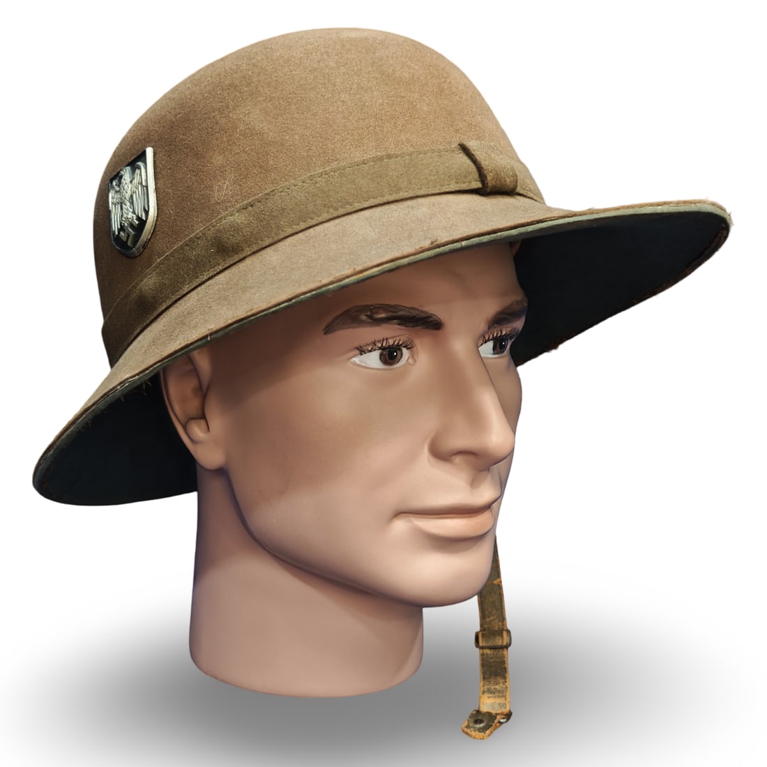WW2 German Third Reich Heer Afrikakorps 2nd Pattern Tropical Pith Helmet - Tropenhelm - 8