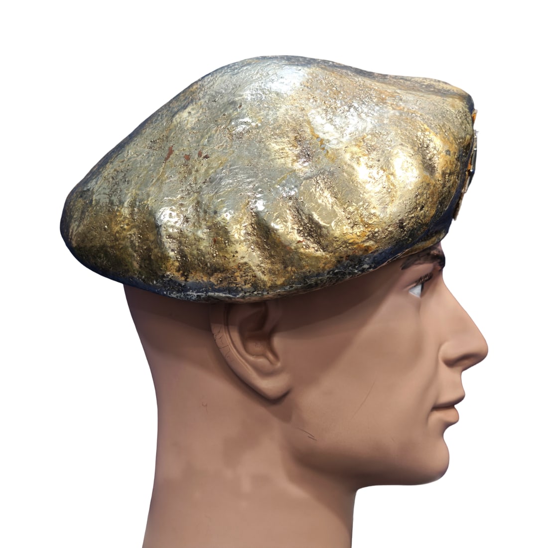 Cold War US Army Special Forces Bronzed Presentation Beret - Lt. Gen. William P. Yarborough - 7