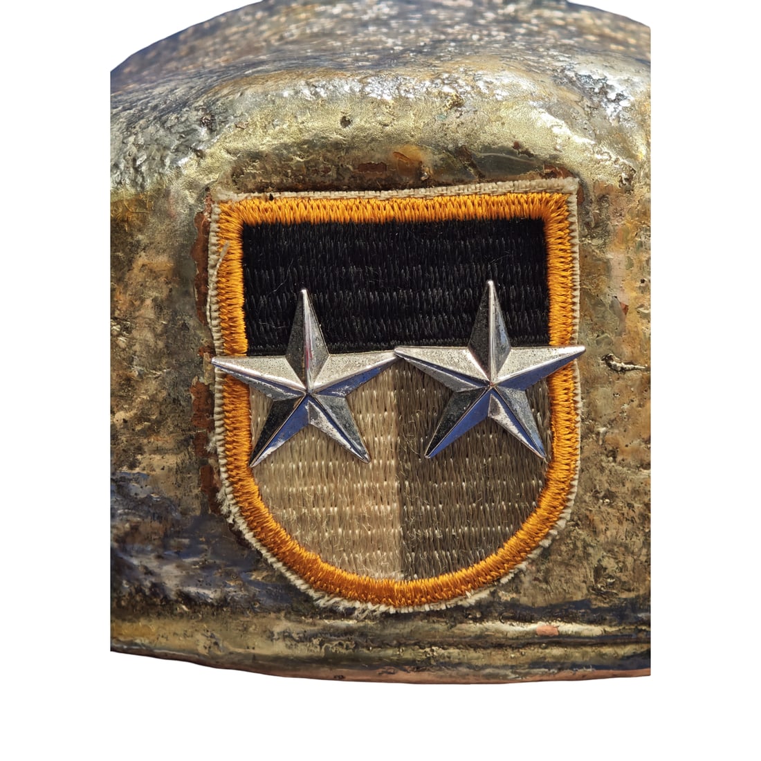 Cold War US Army Special Forces Bronzed Presentation Beret - Lt. Gen. William P. Yarborough - 9