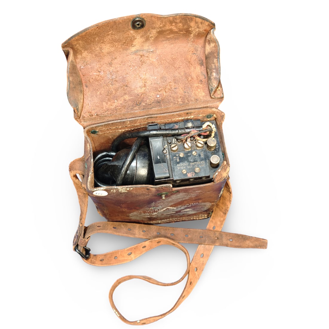WWII US Army Signal Corps Field Telephone Type EE-8-B - 12