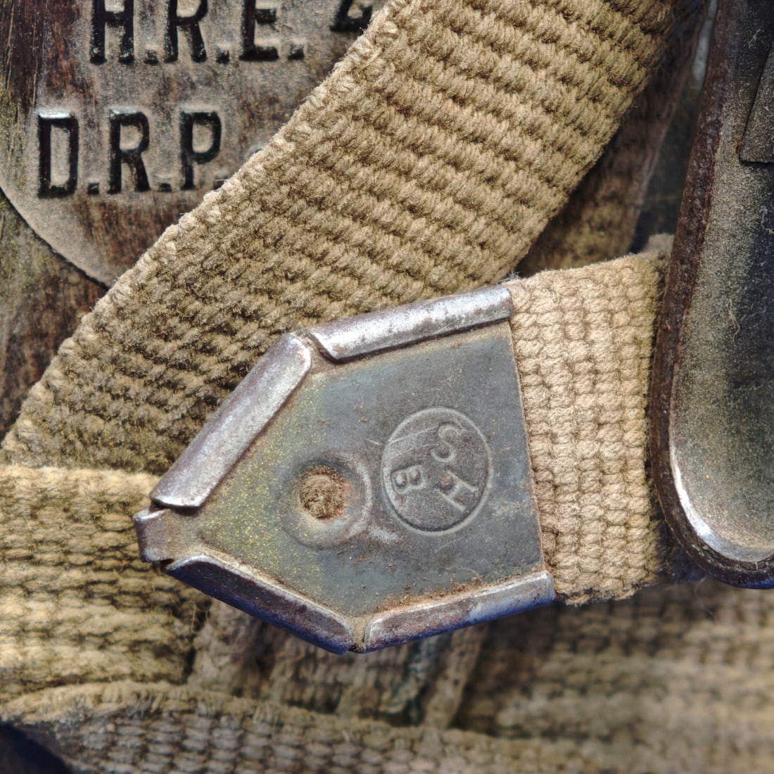 WW2 German Third Reich DAK M41 -Coconut- Canteen -Kokosnuss-Feldflasche - 7