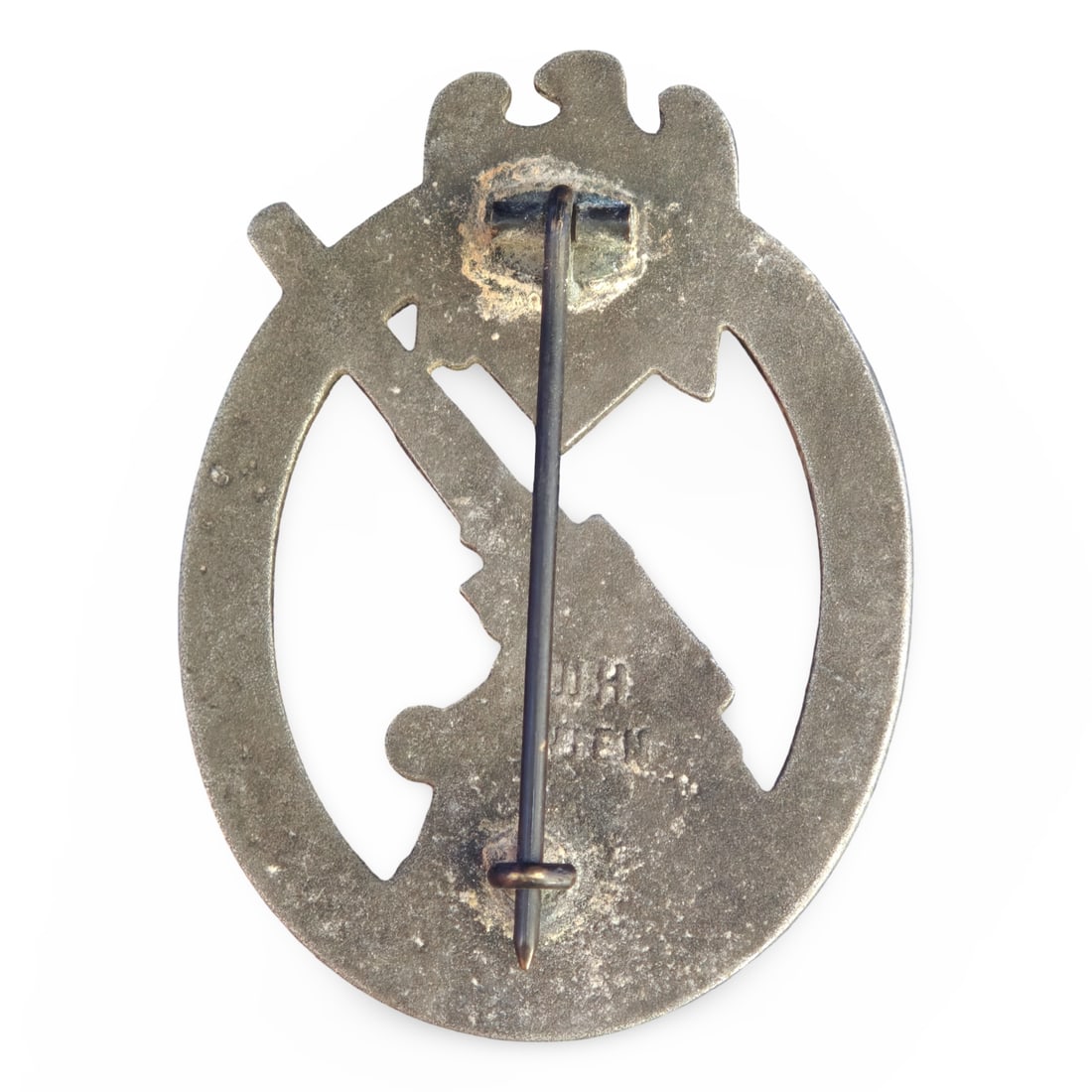 WW2 German Third Reich Army Anti-Aircraft Badge - W.H. Wien - Heeres-Flakabzeichen - 2