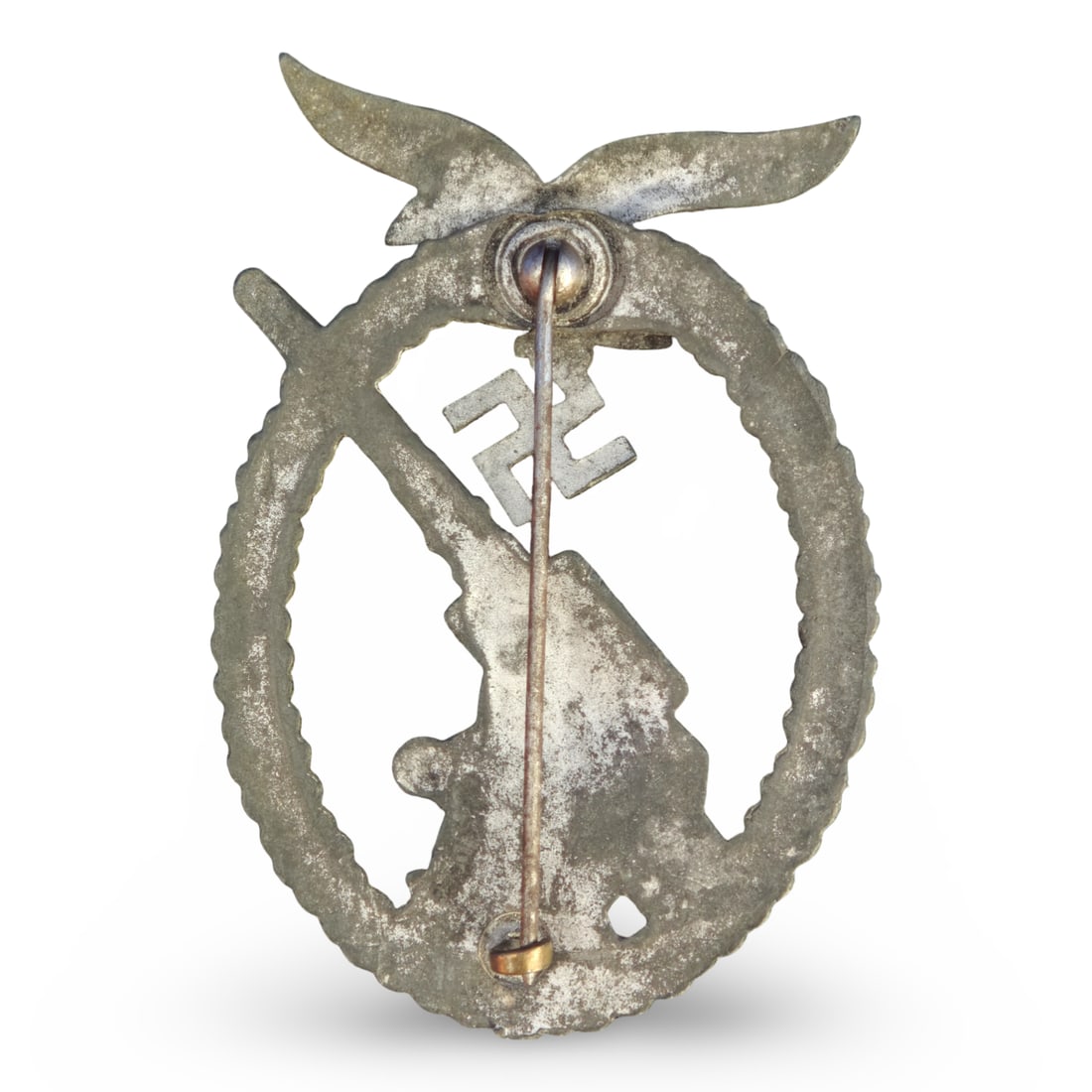 WW2 German Third Reich Luftwaffe Anti-Aircraft Flak Badge - Flak-Kampfabzeichen der Luftwaffe - 2