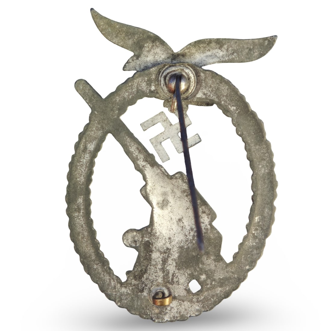 WW2 German Third Reich Luftwaffe Anti-Aircraft Flak Badge - Flak-Kampfabzeichen der Luftwaffe - 3