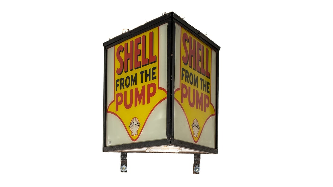 Shell from the Pump Illuminated Dealer Sign (1 of 1)