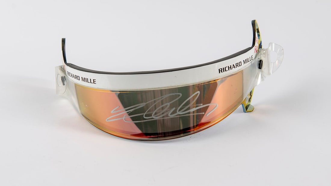 Charles Leclerc 2023 Signed Original Ferrari Helmet Visor (1 of 5)