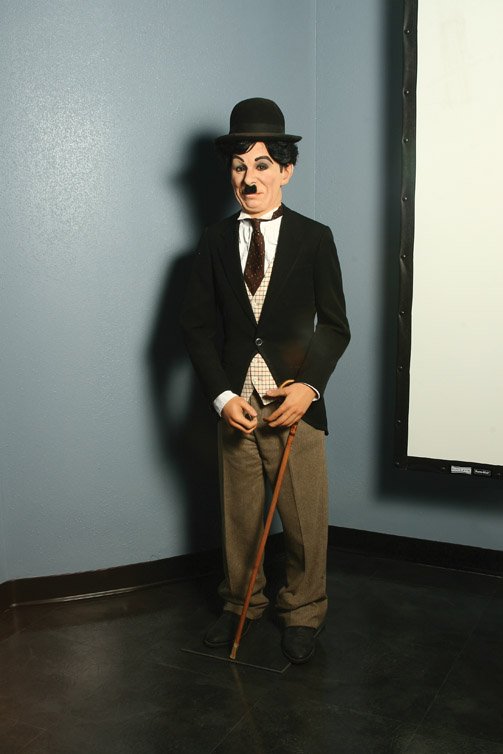 Charlie Chaplin wax figure as The Tramp: 2. Charlie Chaplin as "The Tramp". Charlie Chaplin's "The Tramp" was his most memorable and recognizable on-scr