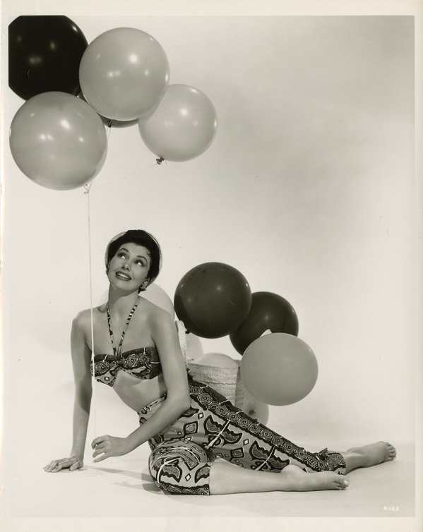 Cyd Charisse key-set portraits: 17. Cyd Charisse key-set portraits. Six gelatin silver glossy double-weight 8 x 10 in. production key-set maste