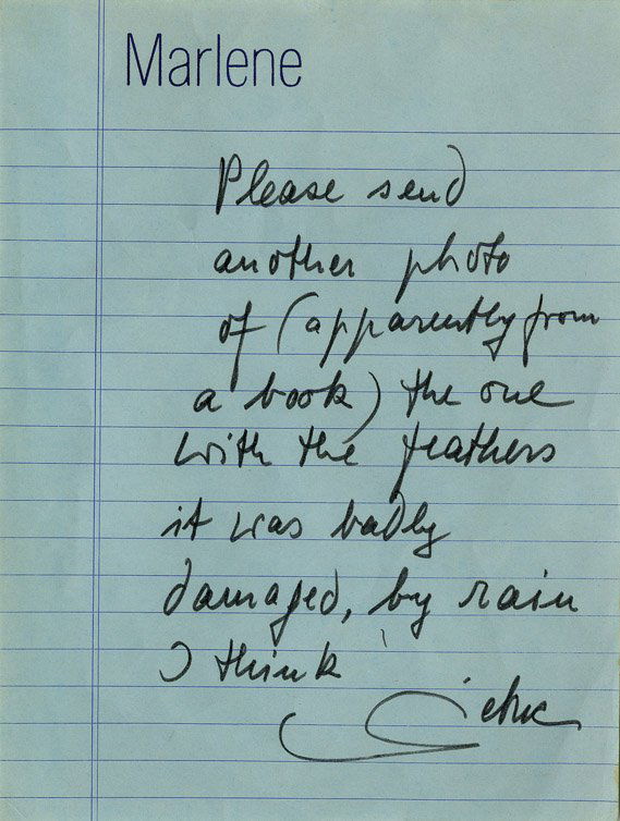 Collection of Marlene Dietrich autographs - 2