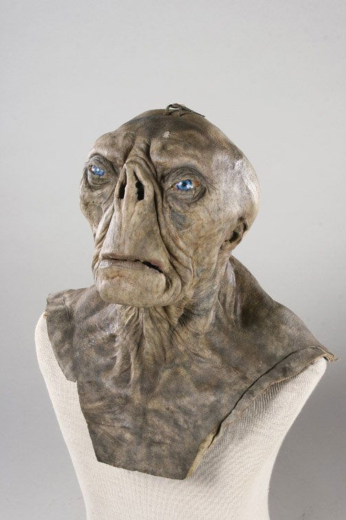 Morlock spy stunt head from The Time Machine: 1158. Morlock spy stunt head, hero mechanical hunter Morlock skull from The Time Machine and test head from