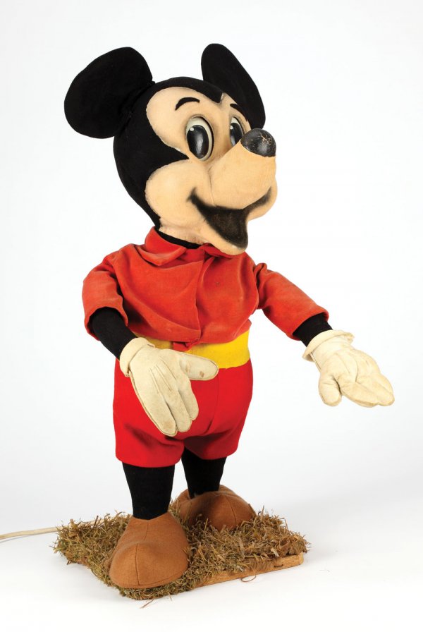 Vintage animatronic Mickey Mouse store display Lot 368