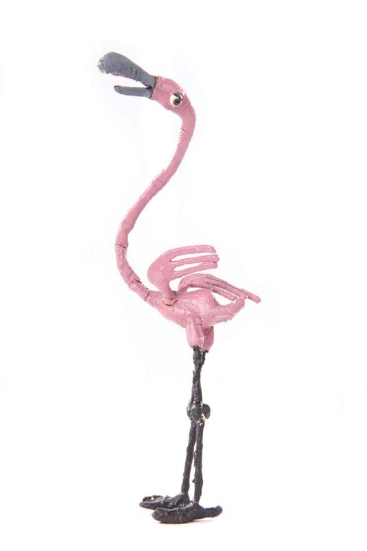 Flamingo puppet from Alice in Wonderland