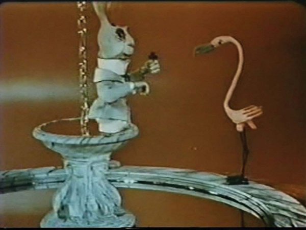 Flamingo puppet from Alice in Wonderland - 2