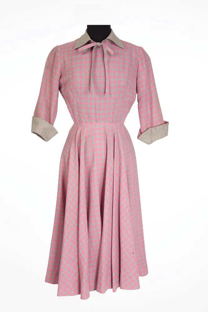 joan pink and grey dress from harriet craig joan pink and grey dress from harriet craig