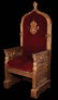 The Virgin Queen dining table "throne" - 2