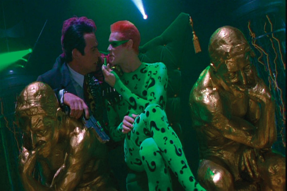 “RIDDLER” “QUESTION MARK” COSTUME, HAT & CANE - 4