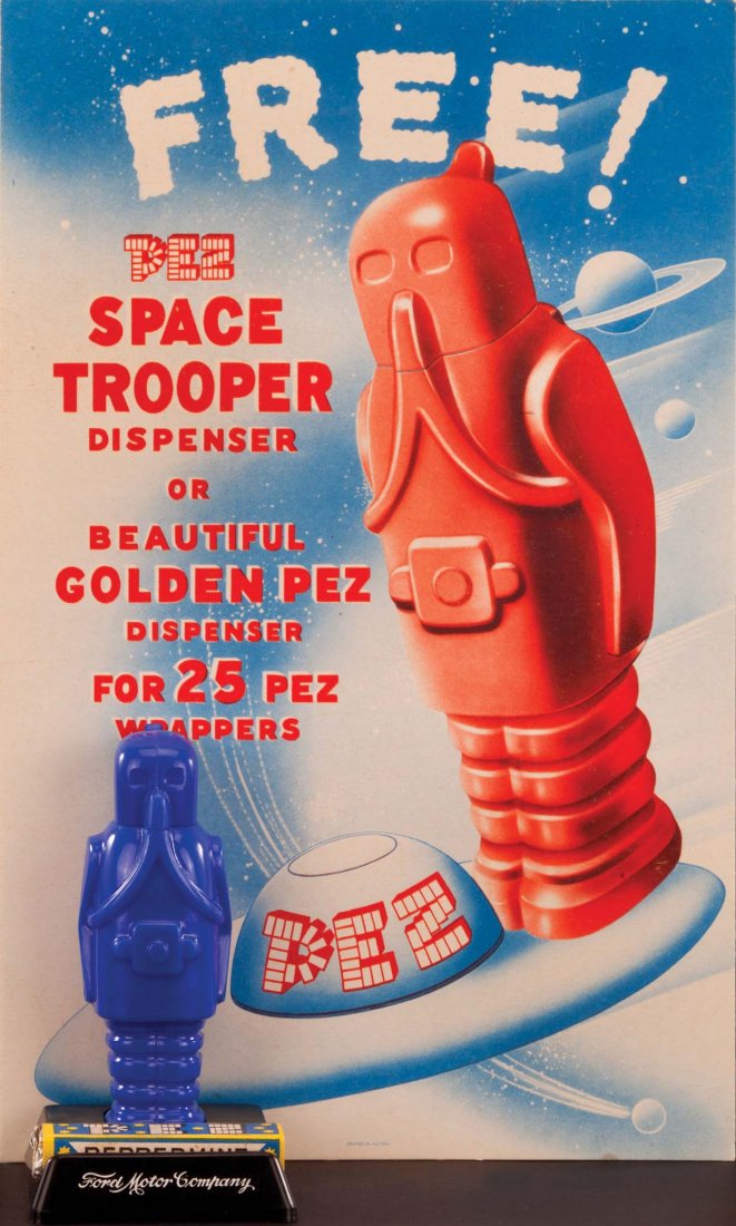 1950S SPACE TROOPER PEZ DISPENSER