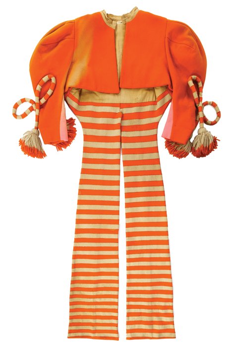 Eddie Adams “Munchkin Fiddler” orange jacket designed