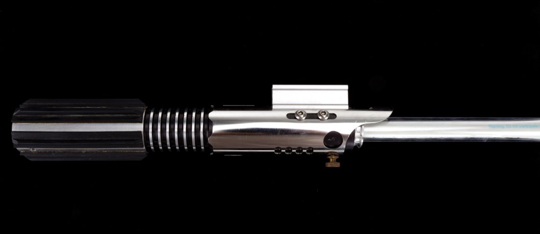 Carrie Fisher signed prototype Star Wars light saber. - 6