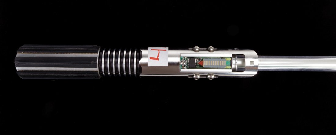 Carrie Fisher signed prototype Star Wars light saber. - 8