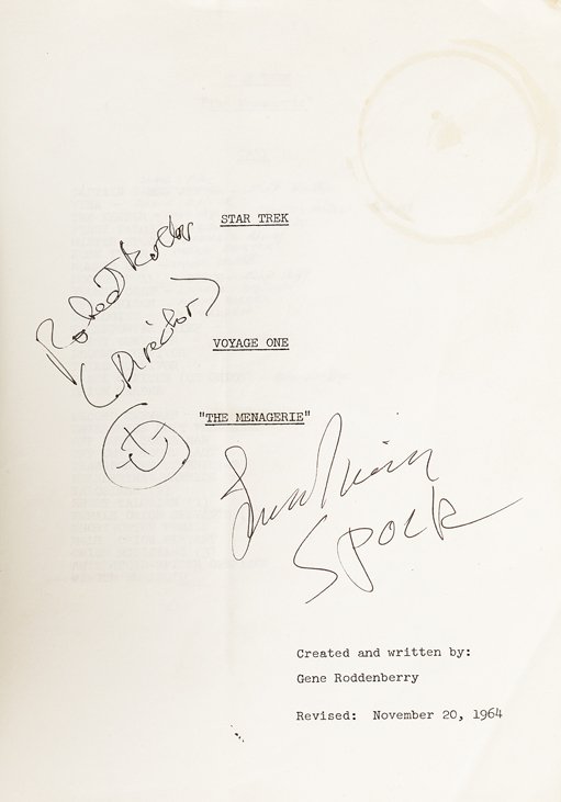 Star Trek: The Original Series pilot script of “The - 2