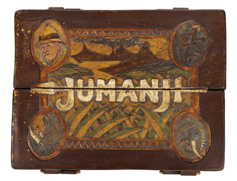 Jumanji original screenused “carry board” game with