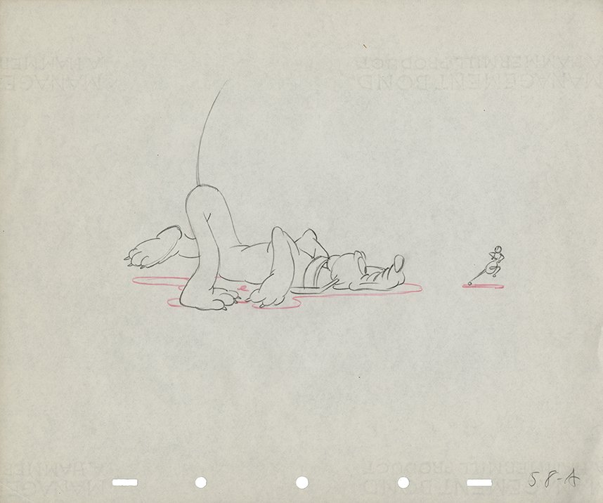 (42) production drawings of “Pluto”.