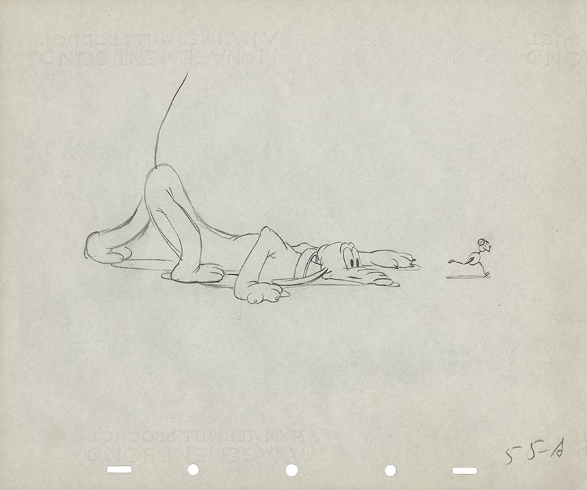 (42) production drawings of “Pluto”. - 2