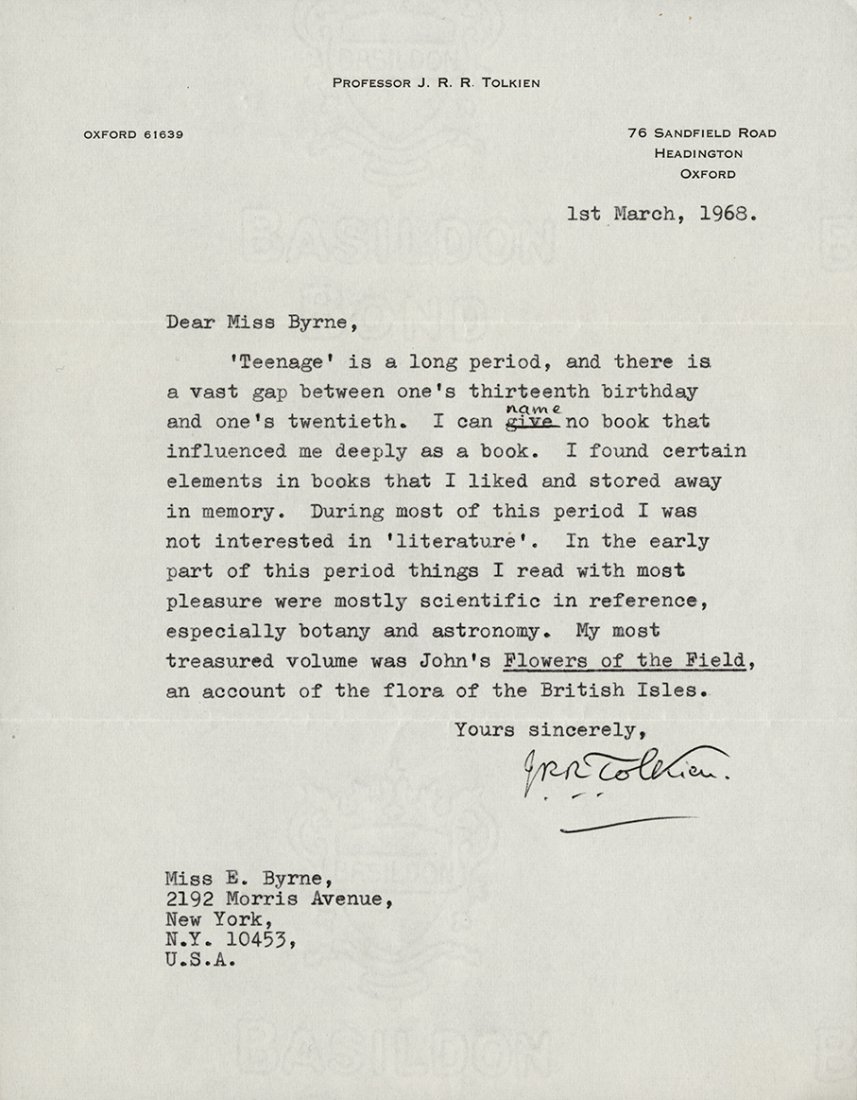 Tolkien, John Ronald Reuel.