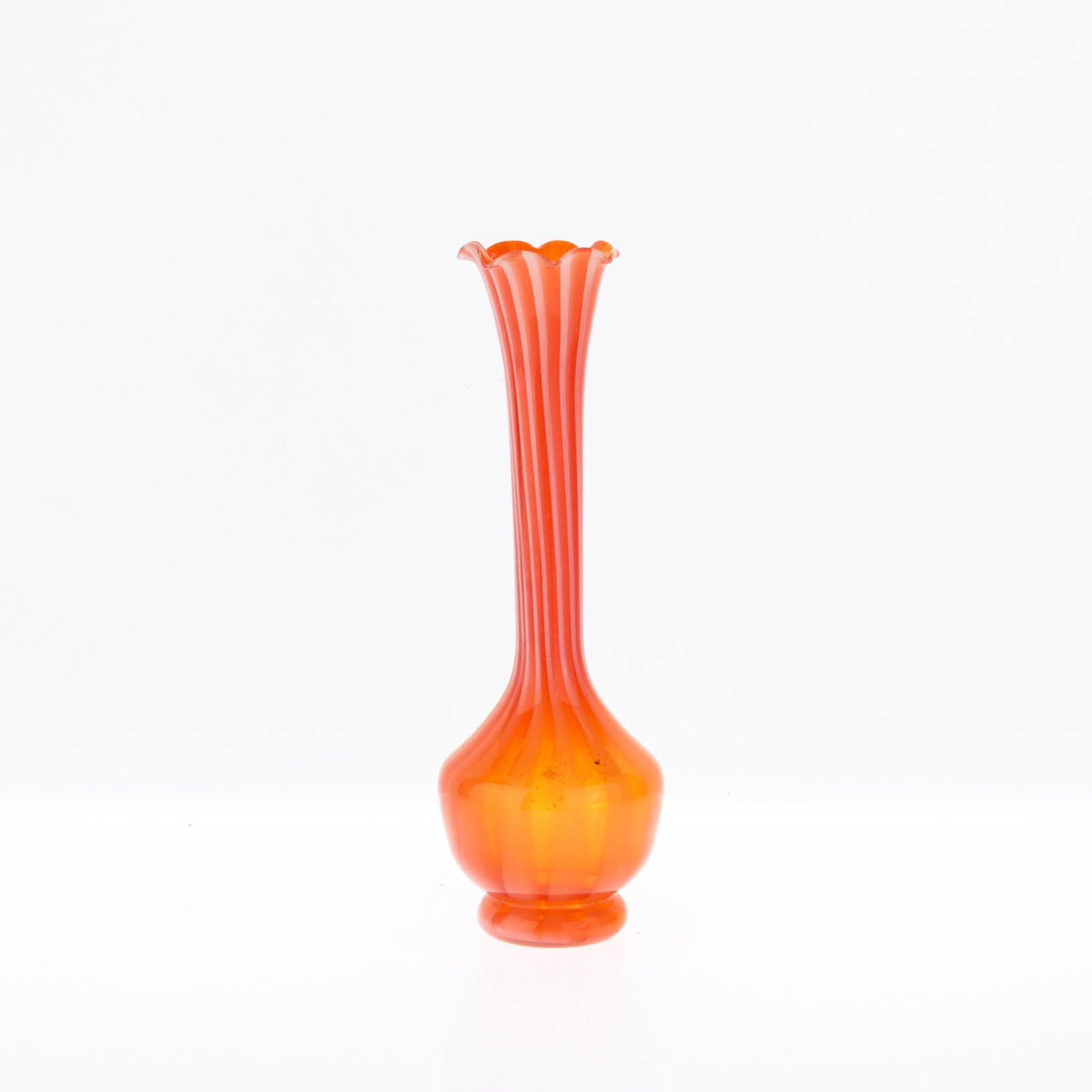 ORANGE MURANO GLASS VASE (1 of 5)