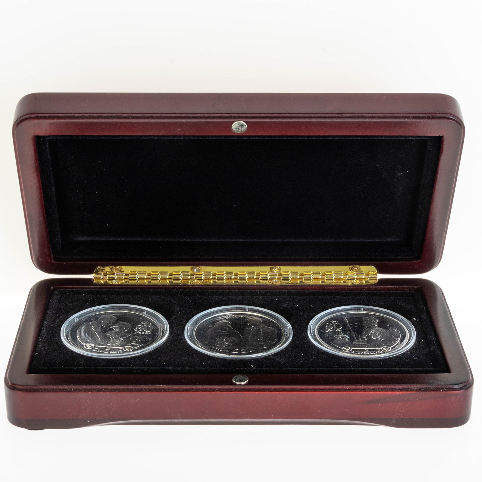 THREE SILVER PROOF COINS (1 of 6)