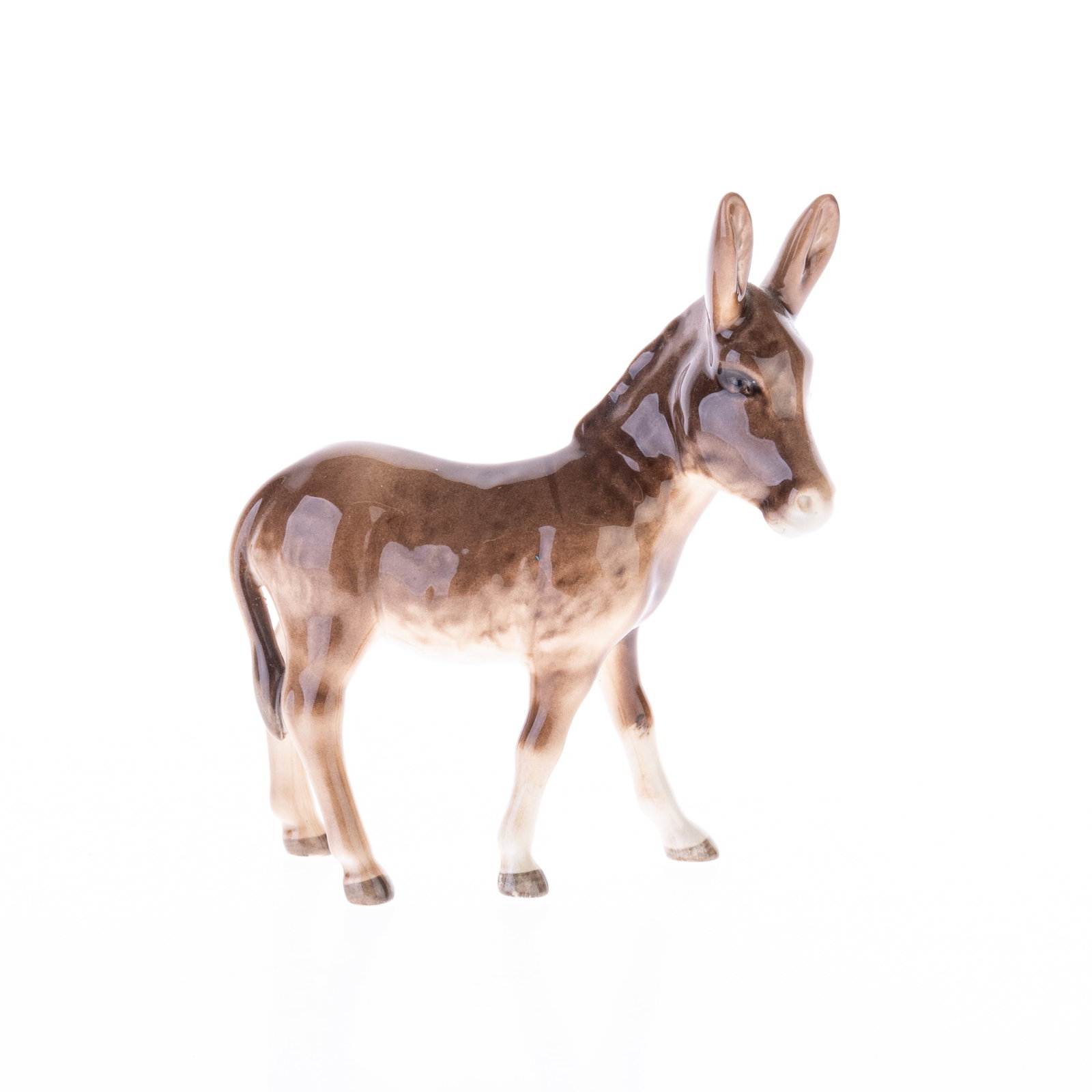 BESWICK CERAMIC DONKEY FIGURE: From a collection of Wedgwood and other selected ceramic/porcelain objects. Kindly examine all photographs provided in this listing or ask for a condition report. All items offered are in generally go