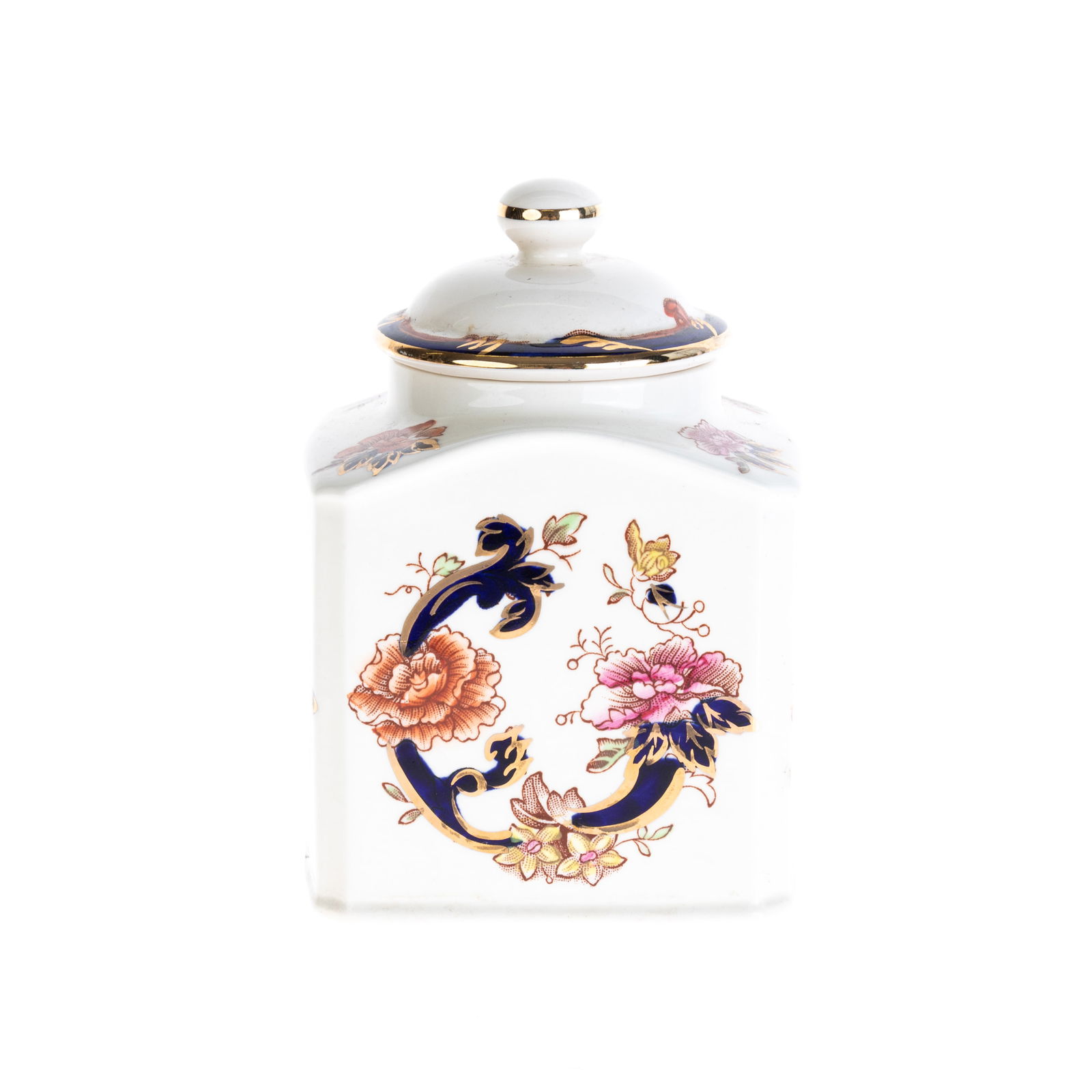 MASON'S IRONSTONE IMARI PALETTE TEA CADDY (1 of 6)