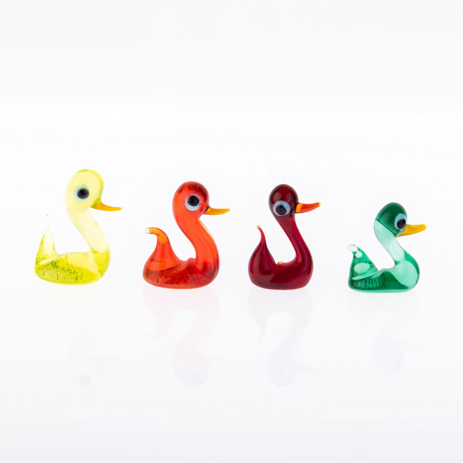 MURANO GLASS DUCK FIGURES (1 of 5)