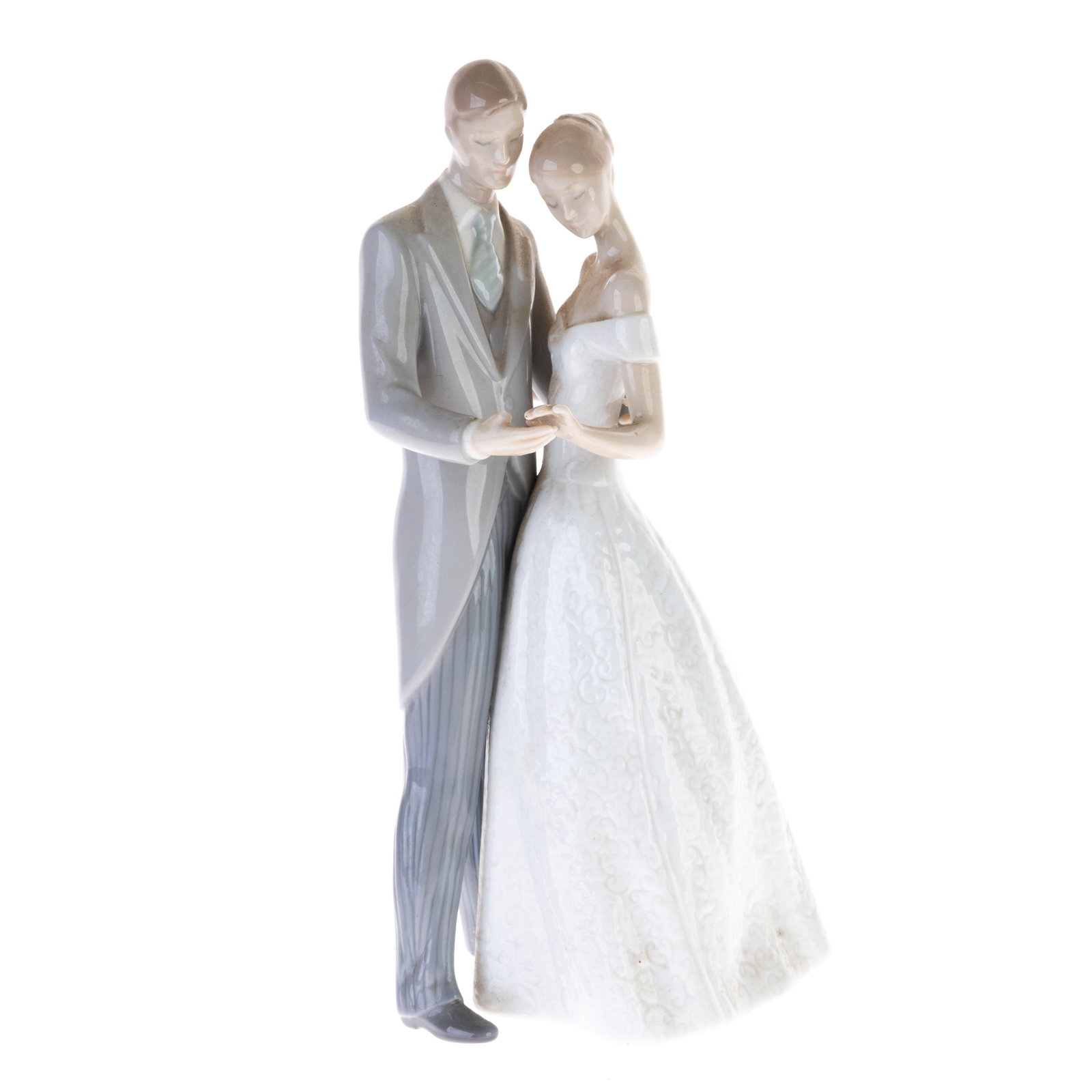 LLADRO PORCELAIN FIGURE: (HEIGHT) 21CM.From a collection of Wedgwood and other selected ceramic/porcelain objects. Kindly examine all photographs provided in this listing or ask for a condition report. All items offered are i