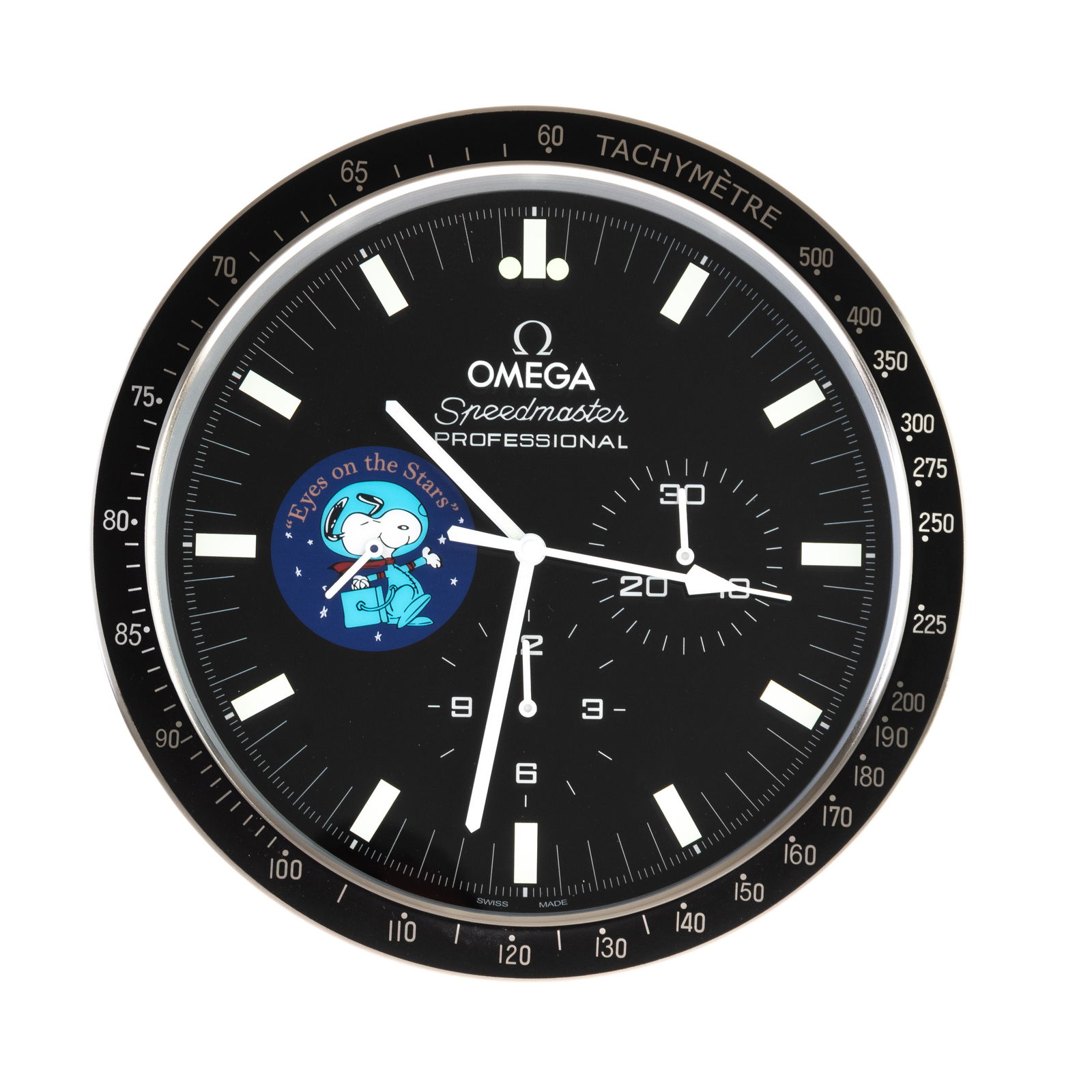 OMEGA ADVERTISING OFFICIAL DEALERSHIP CLOCK: (HEIGHT) 35CM.From a collection of Wedgwood and other selected ceramic/porcelain objects. Kindly examine all photographs provided in this listing or ask for a condition report. All items offered are i