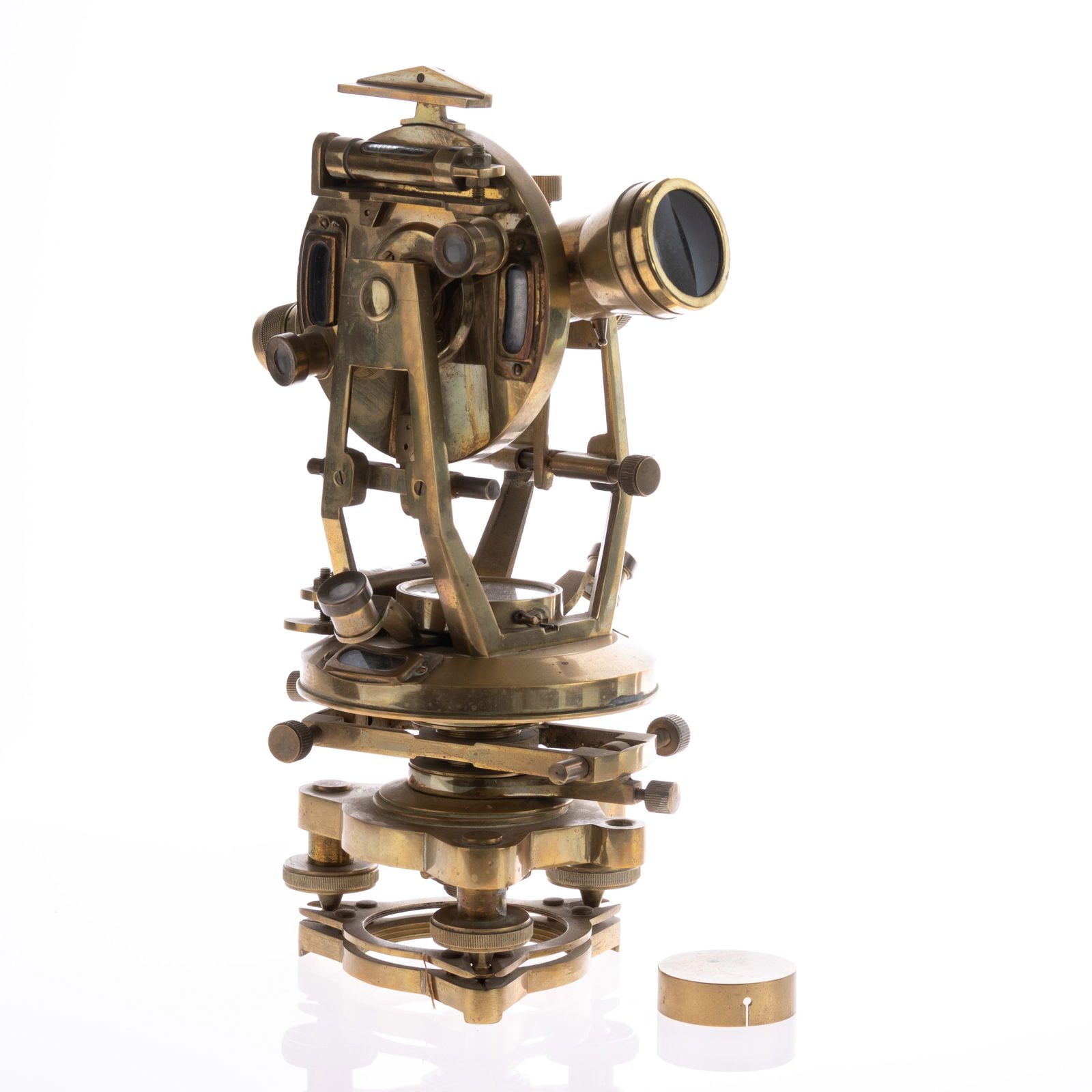 VICTORIAN BRASS THEODOLITE (1 of 2)