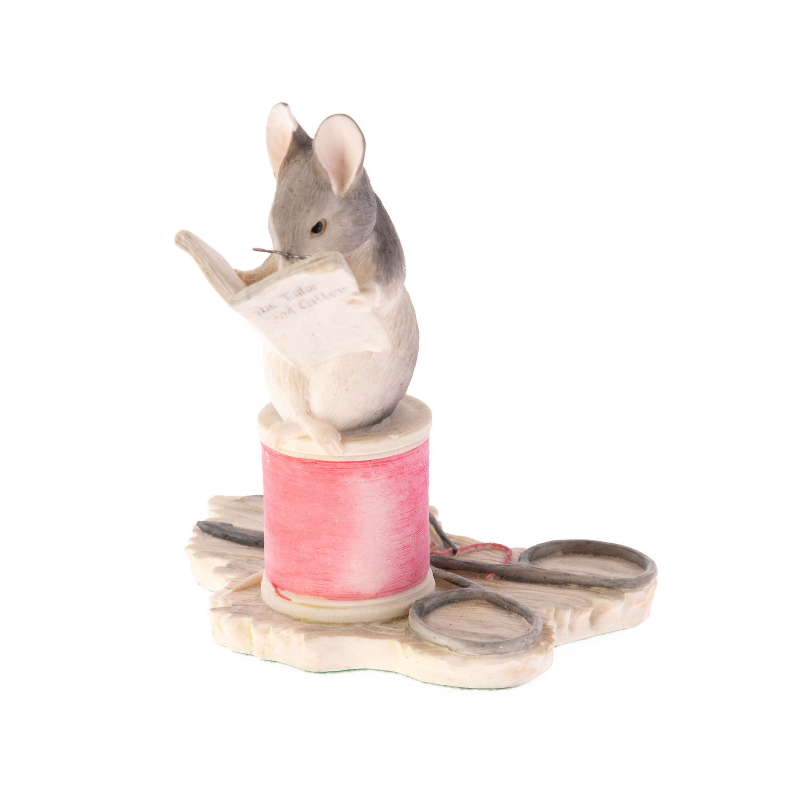 BEATRIX POTTER HAND-PAINTED MOUSE FIGURE (1 of 2)
